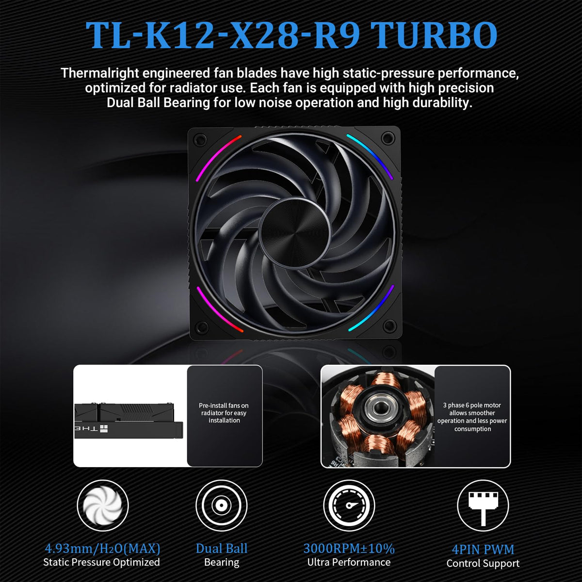 Thermalright Wonder Vision 360 Turbo ARGB AIO CPU Liquid Cooler