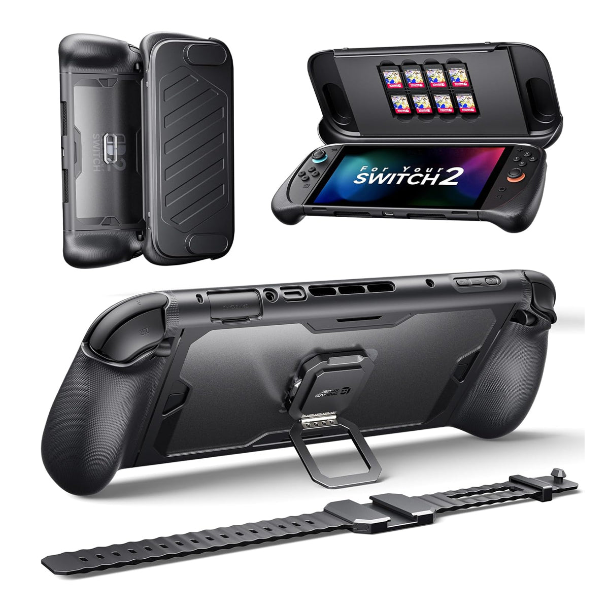 JSAUX ModCase Kickstand Kit for Nintendo Switch 2 (Black) (PC0121)