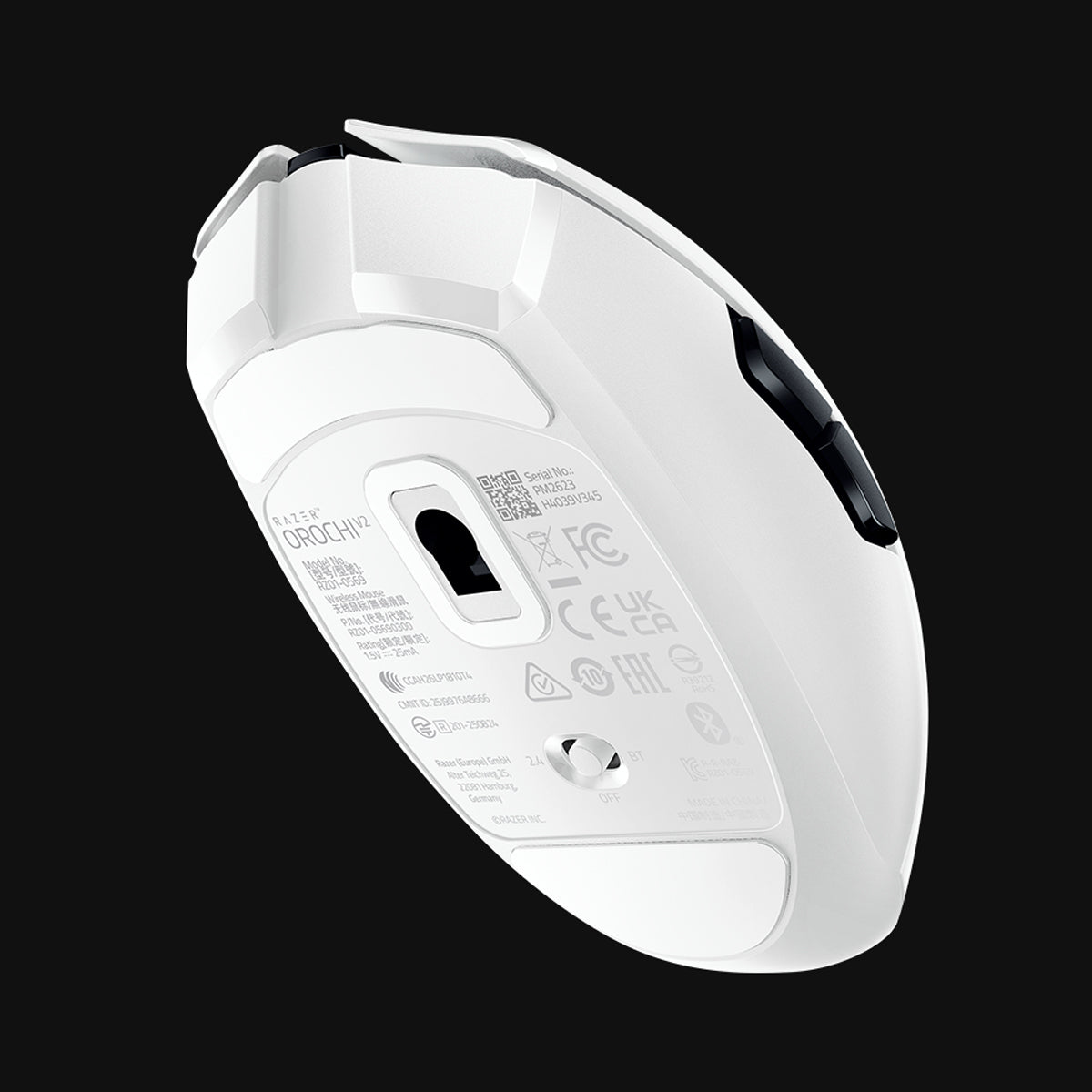 Razer Orochi V2 Portable Wireless Gaming Mouse (White)