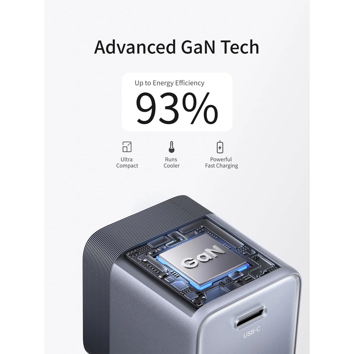 Ugreen Nexode Air 45W USB-C GaN Fast Charger (Gray) (X840/95960B)