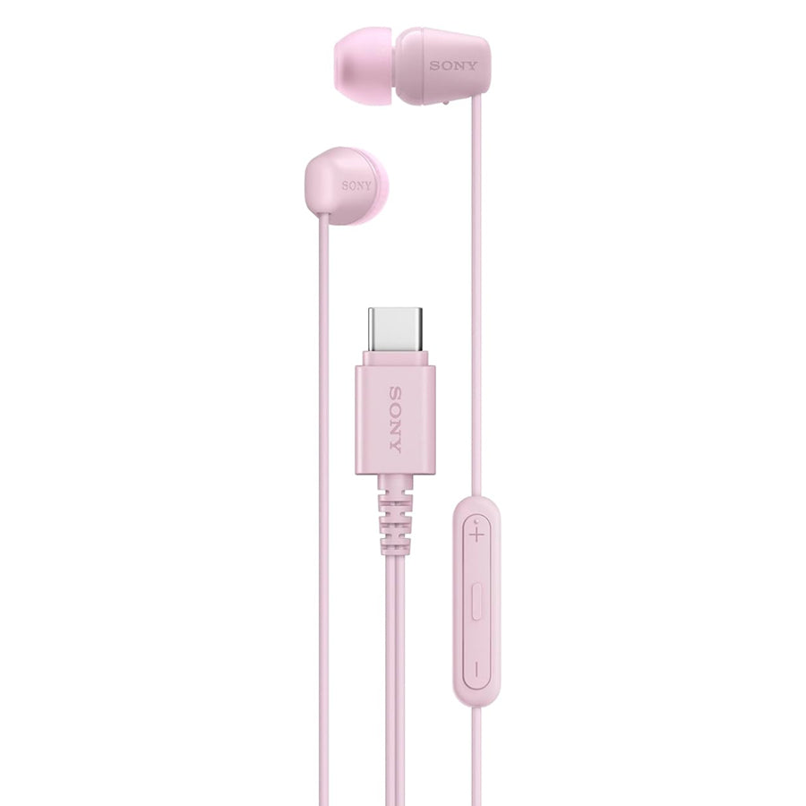 Sony IER-EX15C USB-C Wired Headphones (Black, White, Blue, Pink)