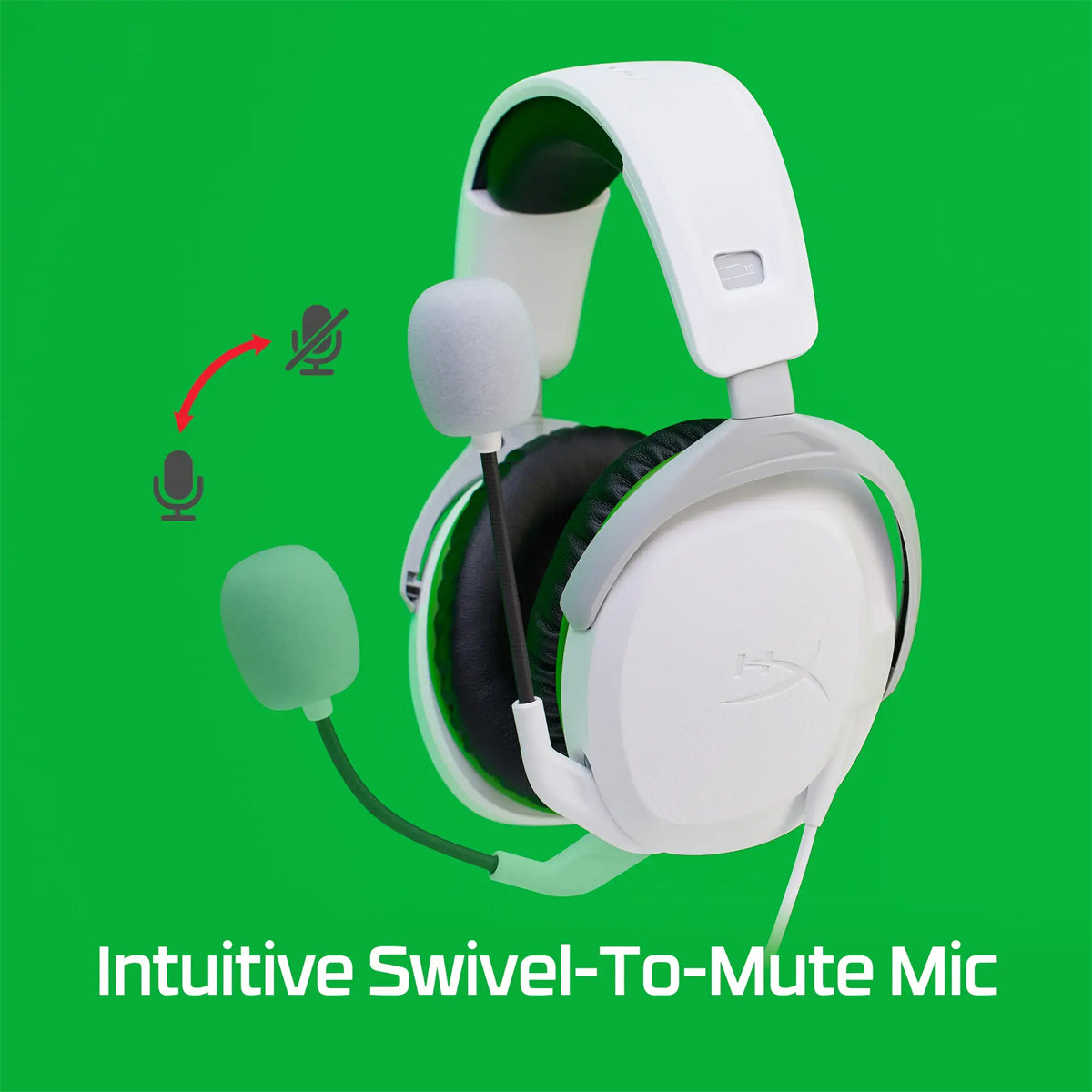 HyperX CloudX Stinger II Wired Headset for Xbox (White) (75X28AA)