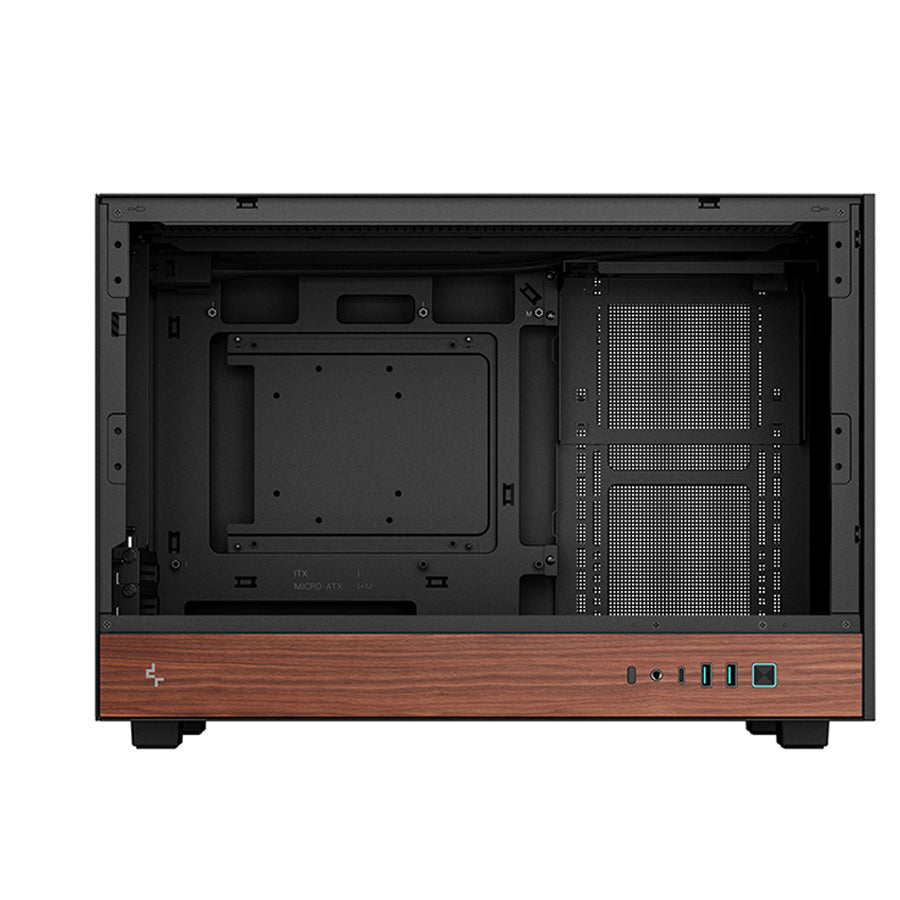 DeepCool CH260 Wood High Airflow Compact M-ATX Wood Grain PC Case