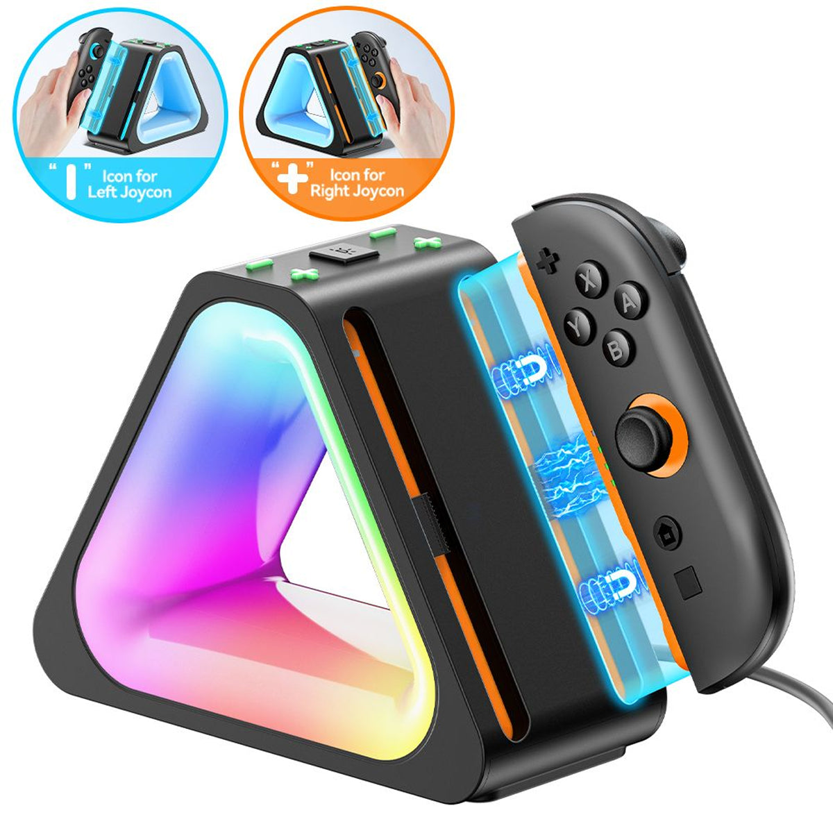 OIVO SW2 Controller Charging Dock for Nintendo Switch 2 (Black) (IV-SW221)
