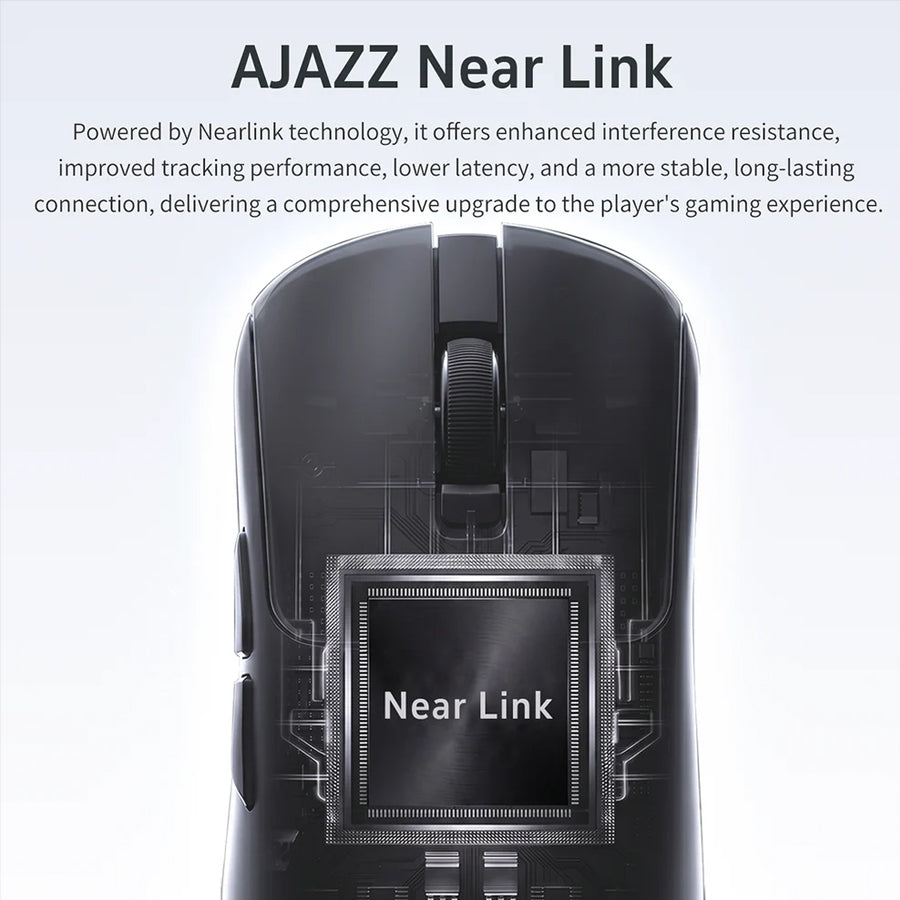 Ajazz AJ200P AI Master Tri-Mode Gaming Mouse