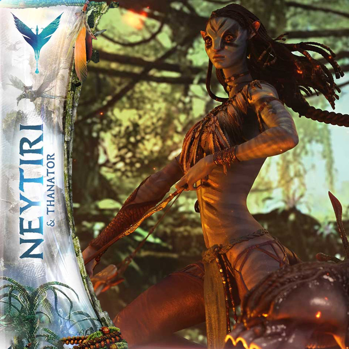 Real Elite Masterline Avatar (Film) Neytiri & Thanator Avatar Legacy Collection