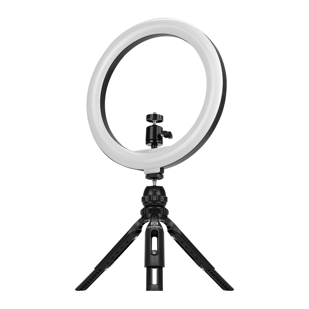 Streamplify Light 10 Ring Light 10Inch/ 26cm 3 Temp Modes (Tripod & Mounts)