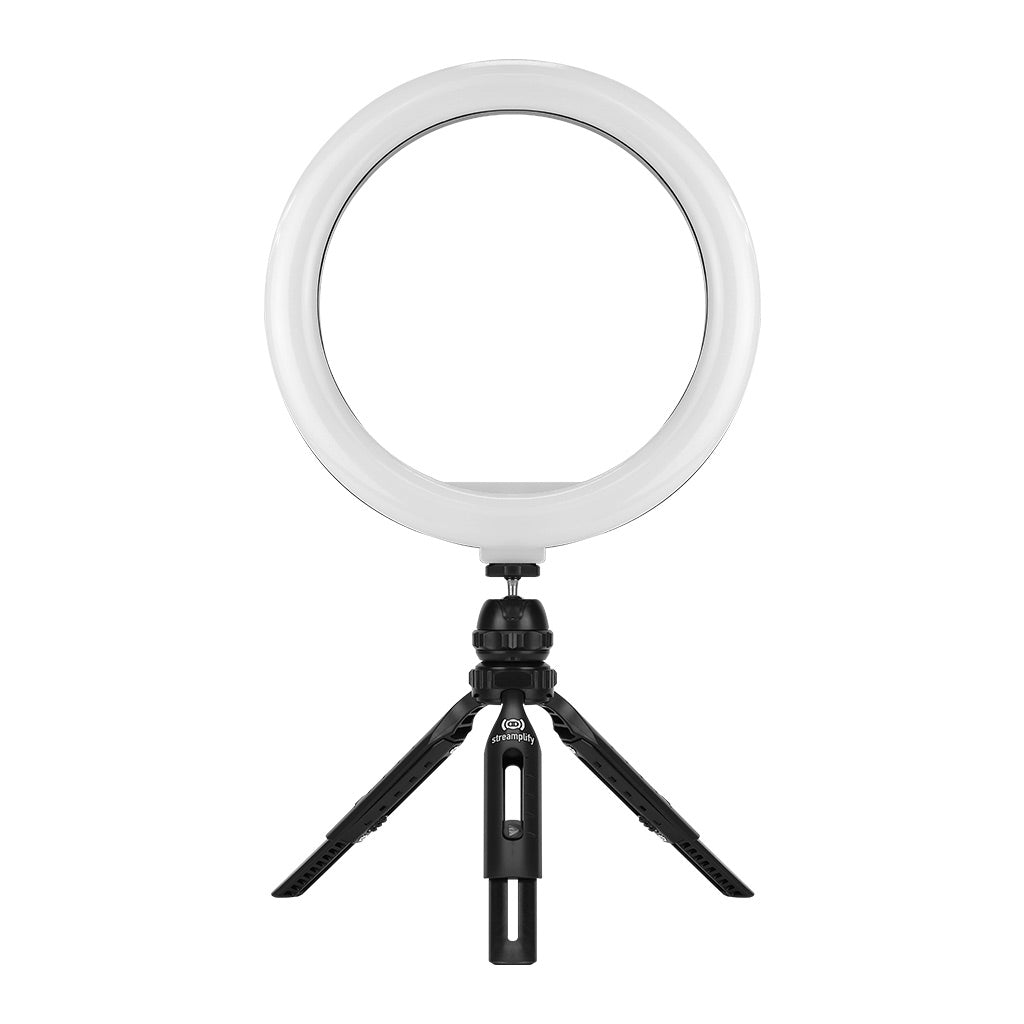 Streamplify Light 10 Ring Light 10Inch/ 26cm 3 Temp Modes (Tripod & Mounts)