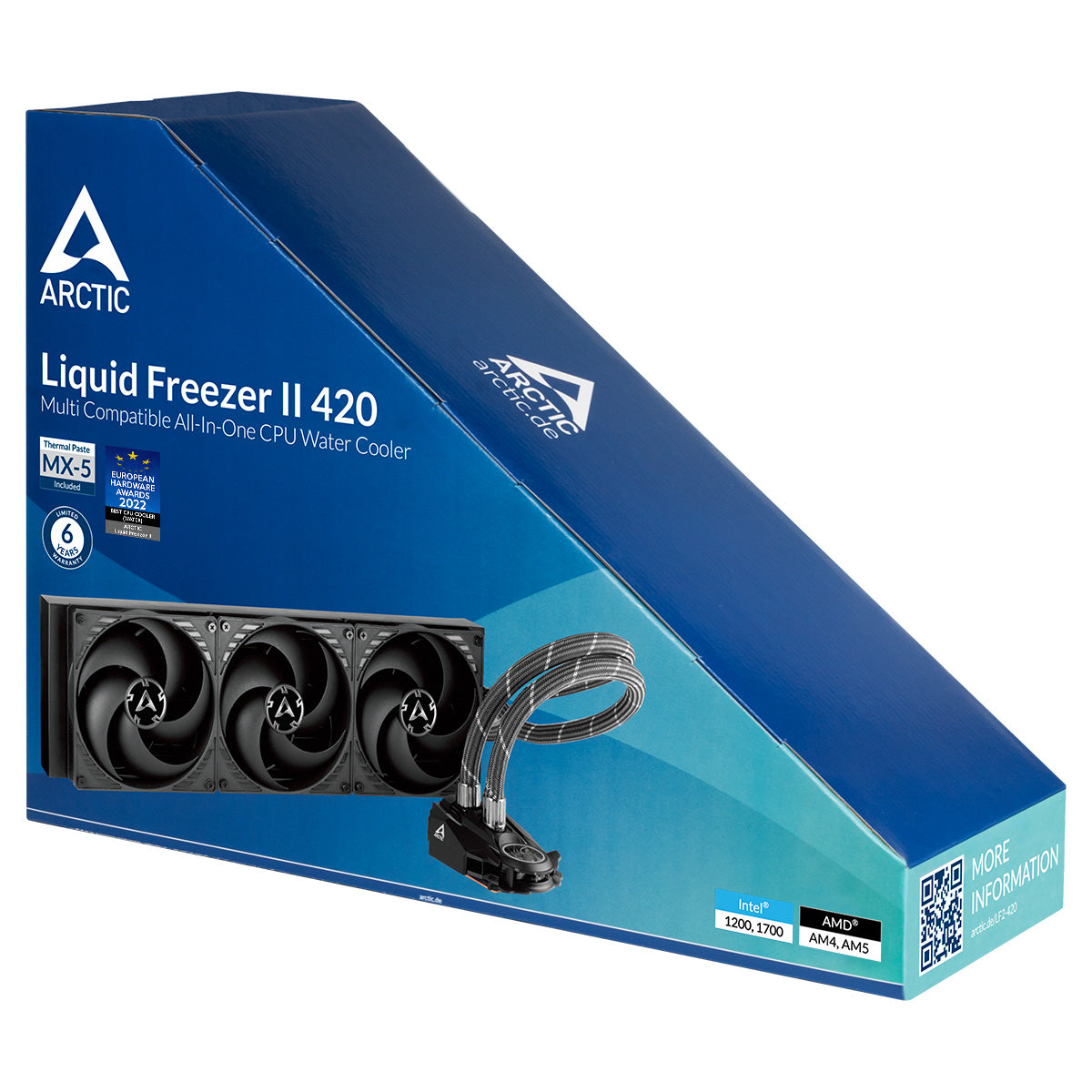 Arctic Liquid Freezer II 420 Multi Compatible All-in-One CPU Water Cooler (ACFRE00092A)