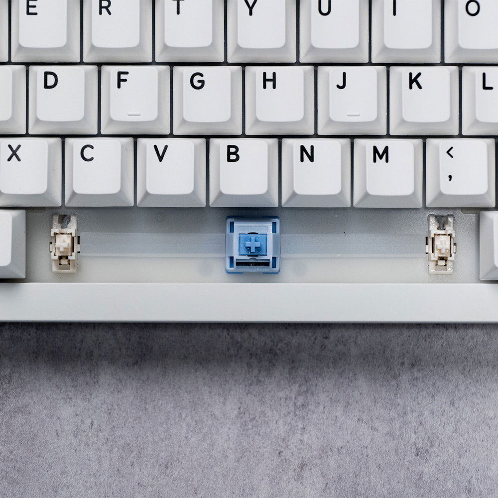 MonsGeek M1 V5 Black on White Aluminum Case Mechanical Keyboard
