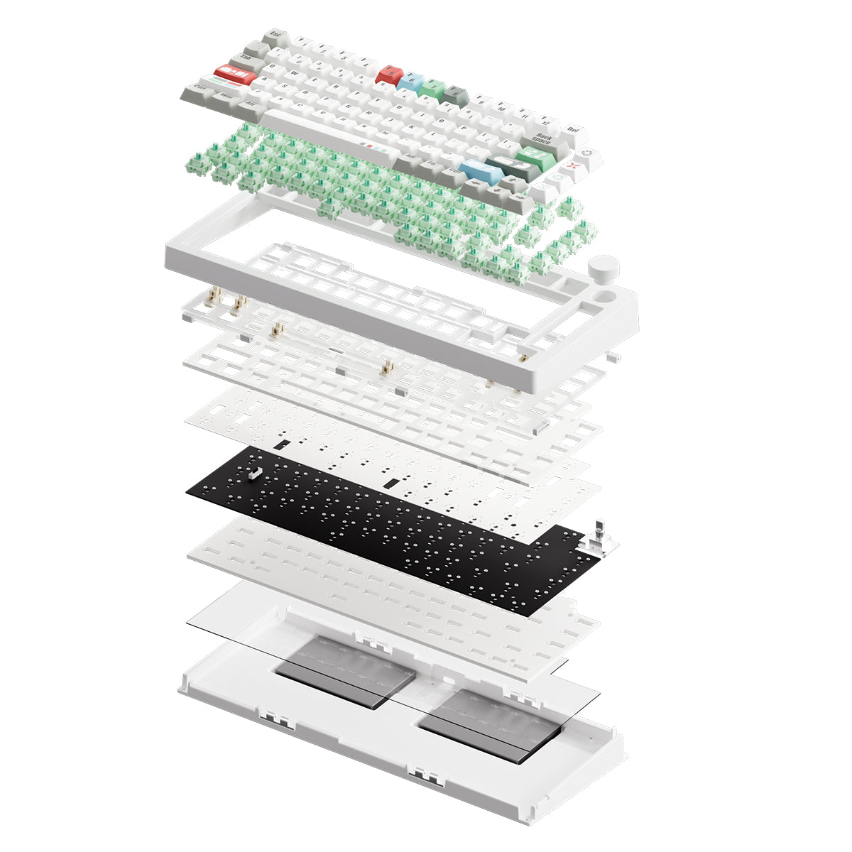MonsGeek M1 V5 VIA Recycling Aluminum Case Multi-Mode RGB Hot-Swappable Mechanical Keyboard