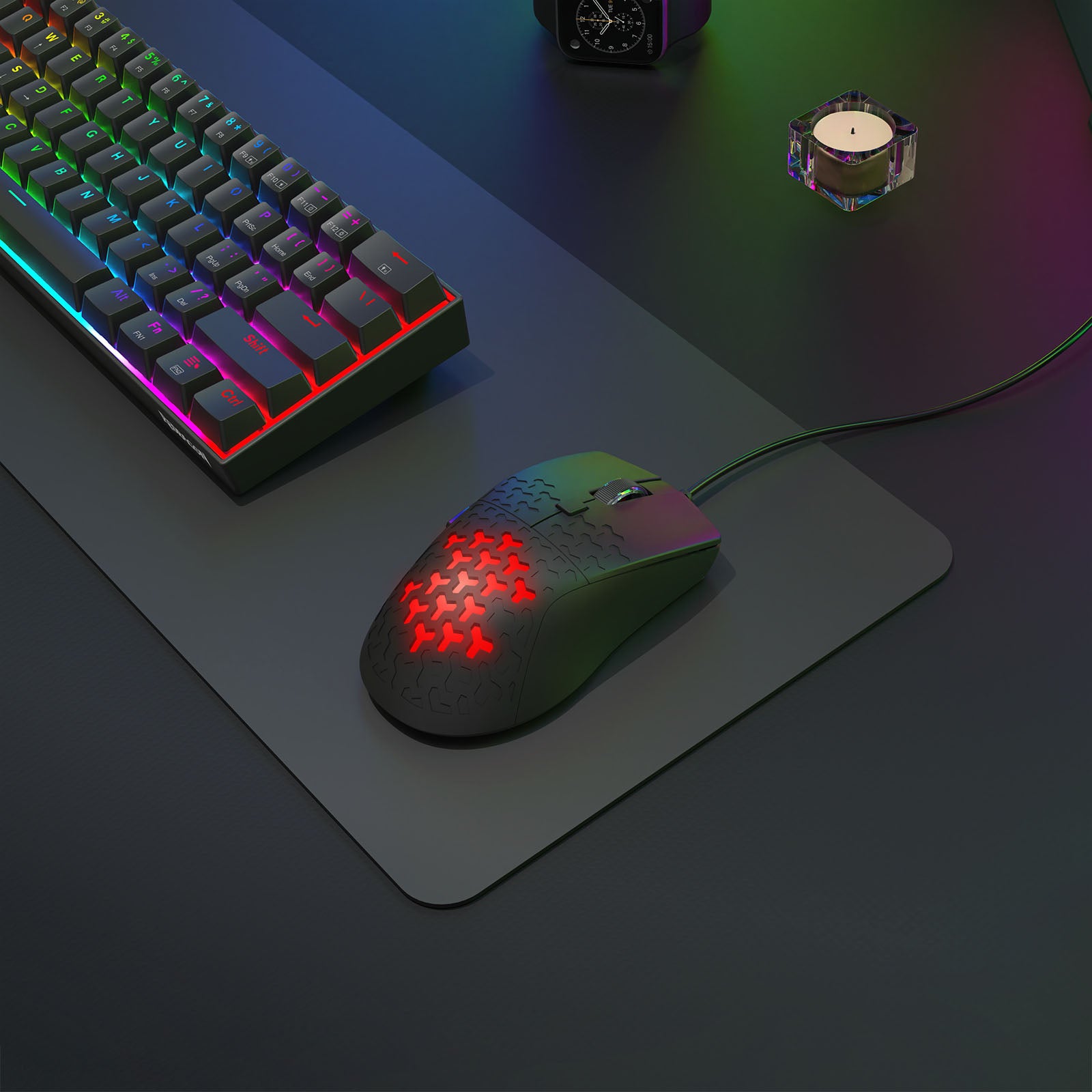 Redragon Avalon M621 10000DPI Wired Gaming Mouse (Black)