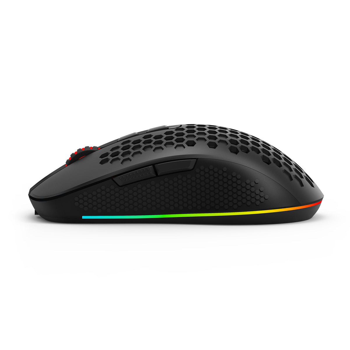 Redragon Hana M694 RGB Tri-Mode 72000DPI Lightweight Honeycomb Gaming Mouse (Black)