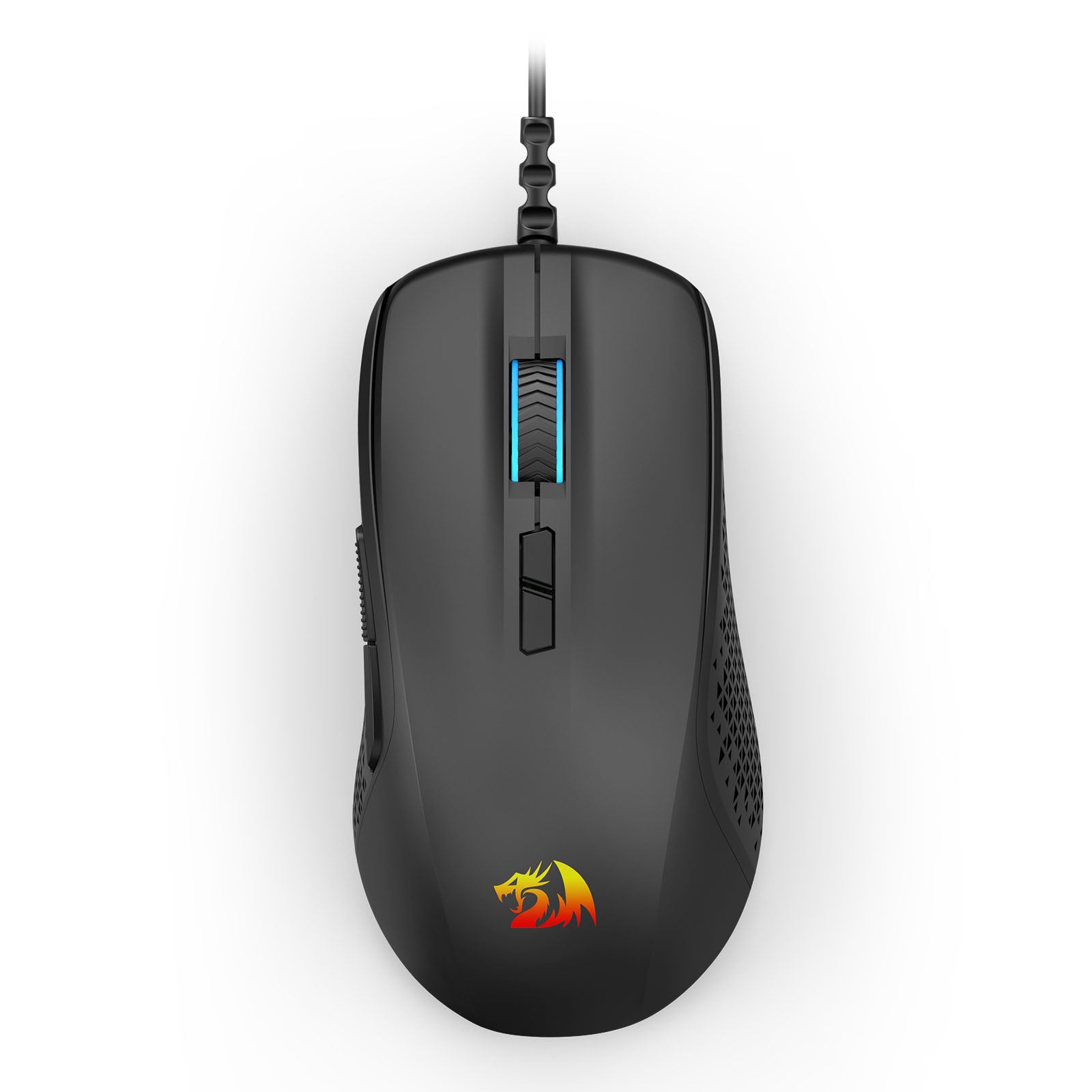 Redragon Stormrage Air M718 12800DPI Ergonomic Wired Gaming Mouse (Black)