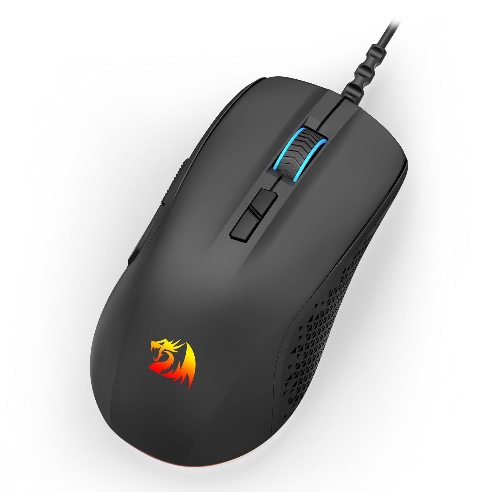 Redragon Stormrage Air M718 12800DPI Ergonomic Wired Gaming Mouse (Black)