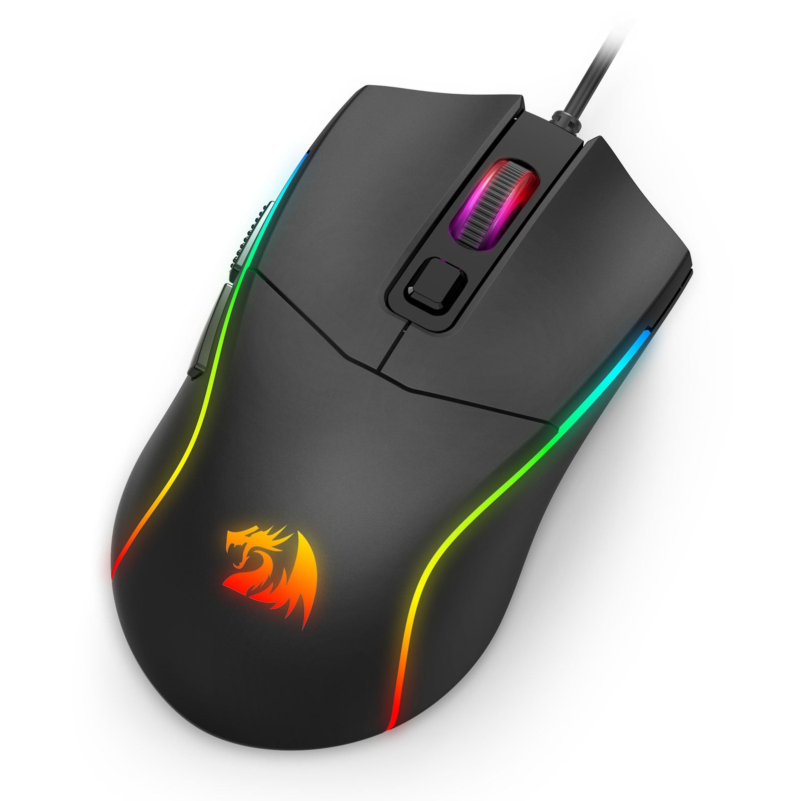 Redragon Bat M731 RGB 10000DPI Wired Gaming Mouse (Black)