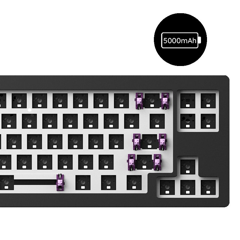 Monsgeek M7W DIY Kit Aluminum Case Multi-Modes RGB Hot-Swappable Mechanical Keyboard