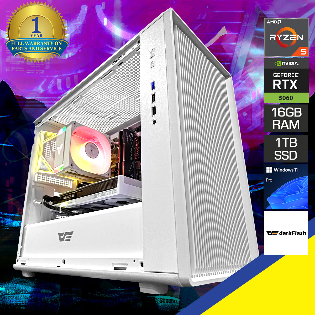 Sigma DB460M White Desktop Gaming PC