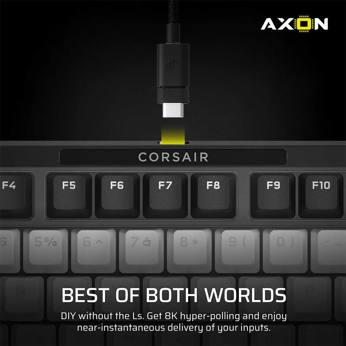 Corsair MAKR Pro 75 Hall Effect DIY Keyboard (Black) (MGX V2 Switch) (CH-91CE21G-NA2)