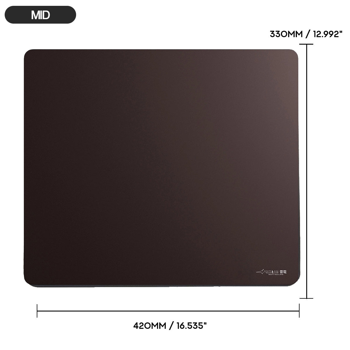 Artisan Ninja FX Raiden Gaming Mousepad - Coffee Brown