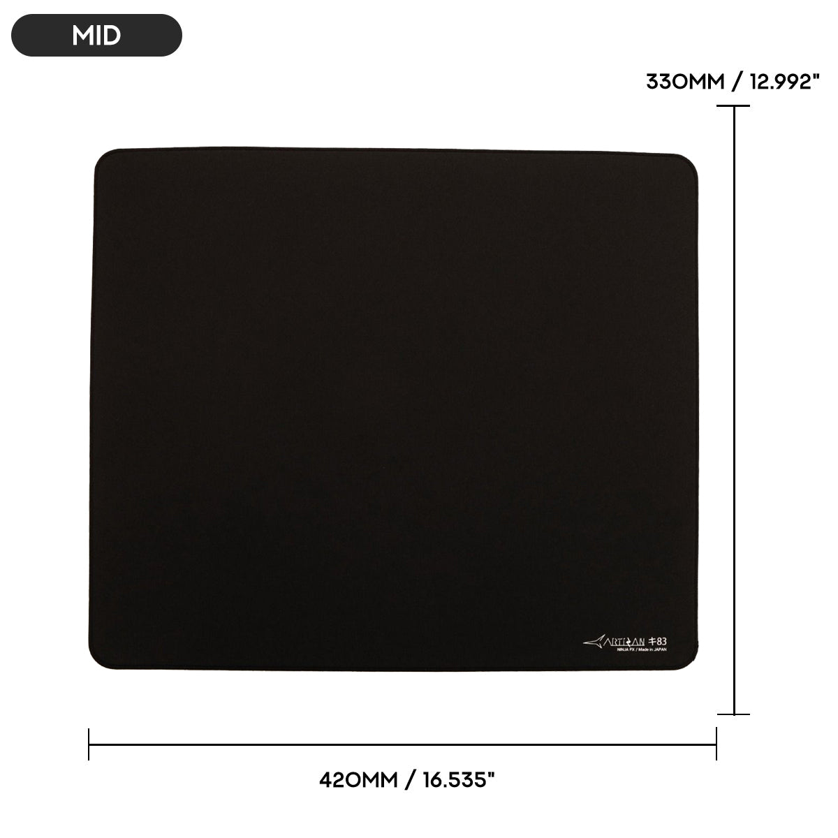 Artisan Ninja FX Key-83 Gaming Mousepad - Black