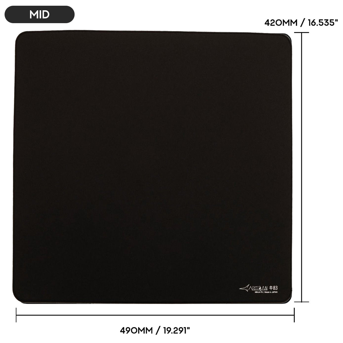 Artisan Ninja FX Key-83 Gaming Mousepad - Black