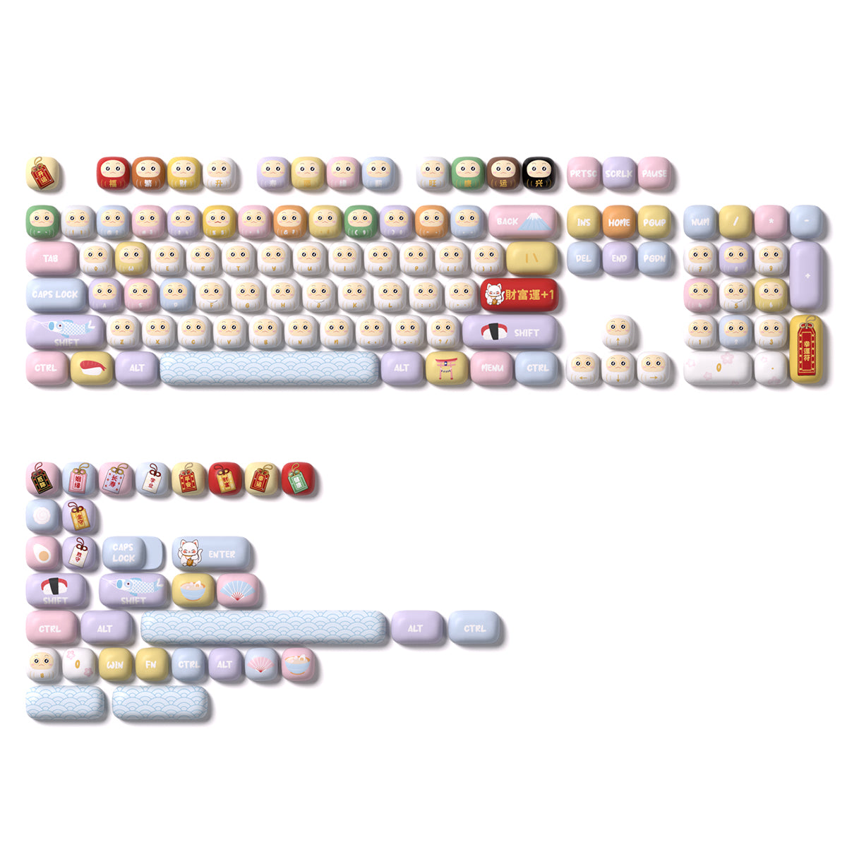 Akko Good Luck Charm Keycap Set MOG Profile 138 Keys