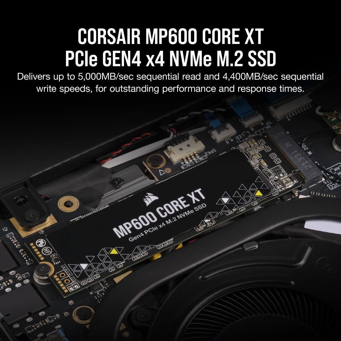 Corsair MP600 Core XT 1TB PCIe Gen4 x4 NVMe 1.4 M.2 SSD (CSSD-F1000GBMP600CXTR2)