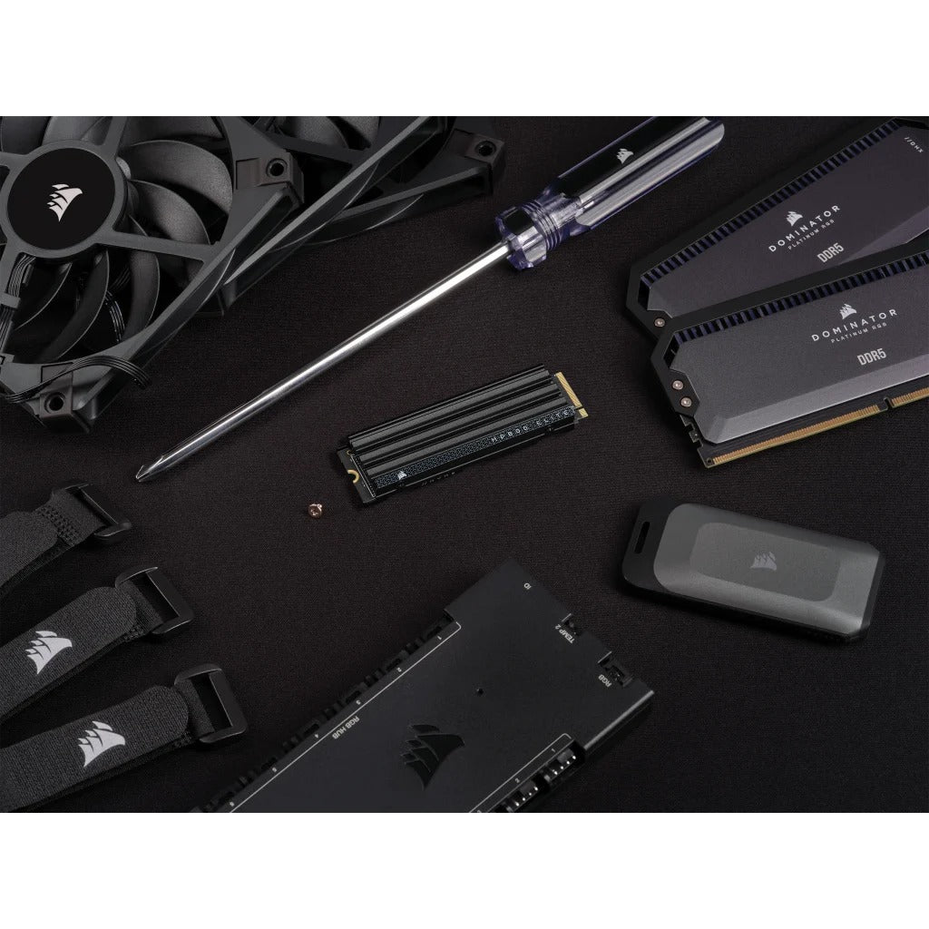 Corsair MP600 Elite 1TB PCIe 4.0 Gen4 x4 NVME M.2 SSD With Heatsink (CSSD-F1000GBMP600EHS)