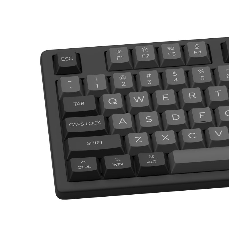 Monsgeek MX108 Business Wireless Mechanical Keyboard & Mouse Combo (Black & Silver)