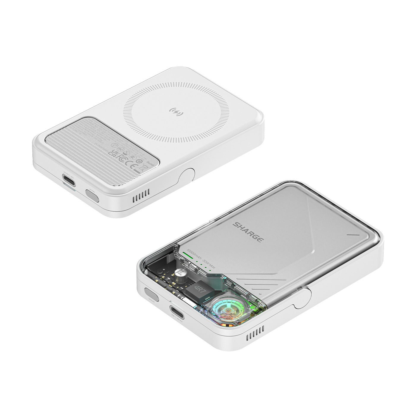 Sharge ICEMAG 2 Power Bank Wireless Charging 10000mAh 30W with Active Cooling (M2)