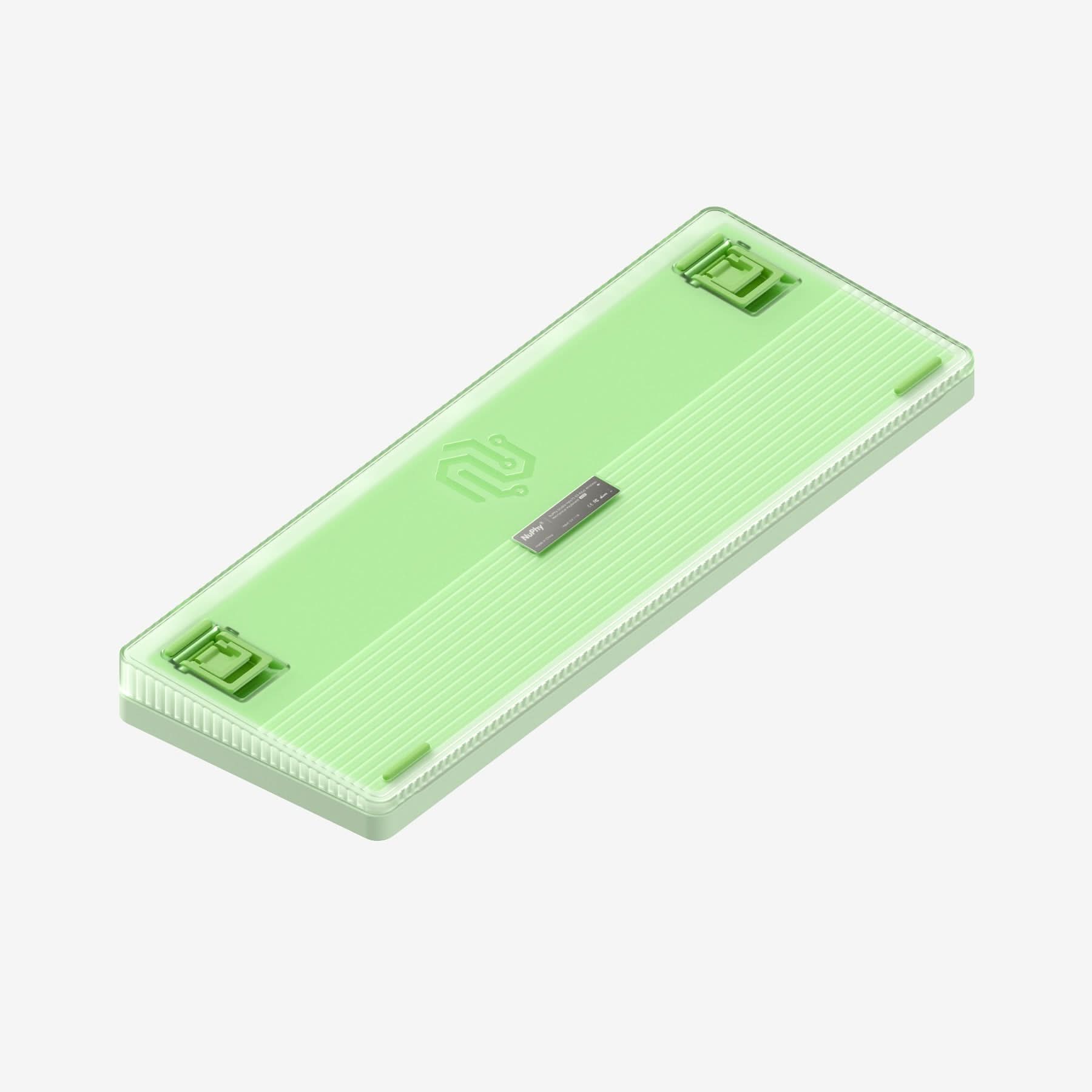 NuPhy Halo96 V2 QMK/VIA RGB Hot-Swappable 99-Key Wireless Mechanical Keyboard (Mojito) (Silent Red Clear-Top Switch)