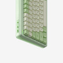 NuPhy Halo96 V2 QMK/VIA RGB Hot-Swappable 99-Key Wireless Mechanical Keyboard (Silent Red Clear-Top Switch) (Mojito)