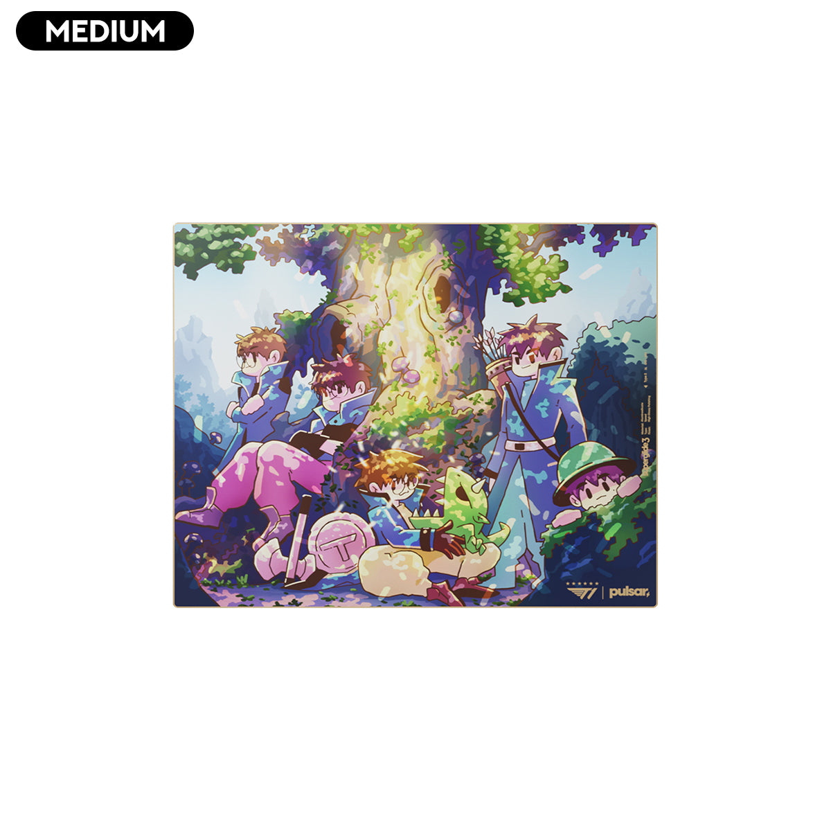 Pulsar Superglide3 Glass Mouse Pad T1 Edition Forest of Dreams
