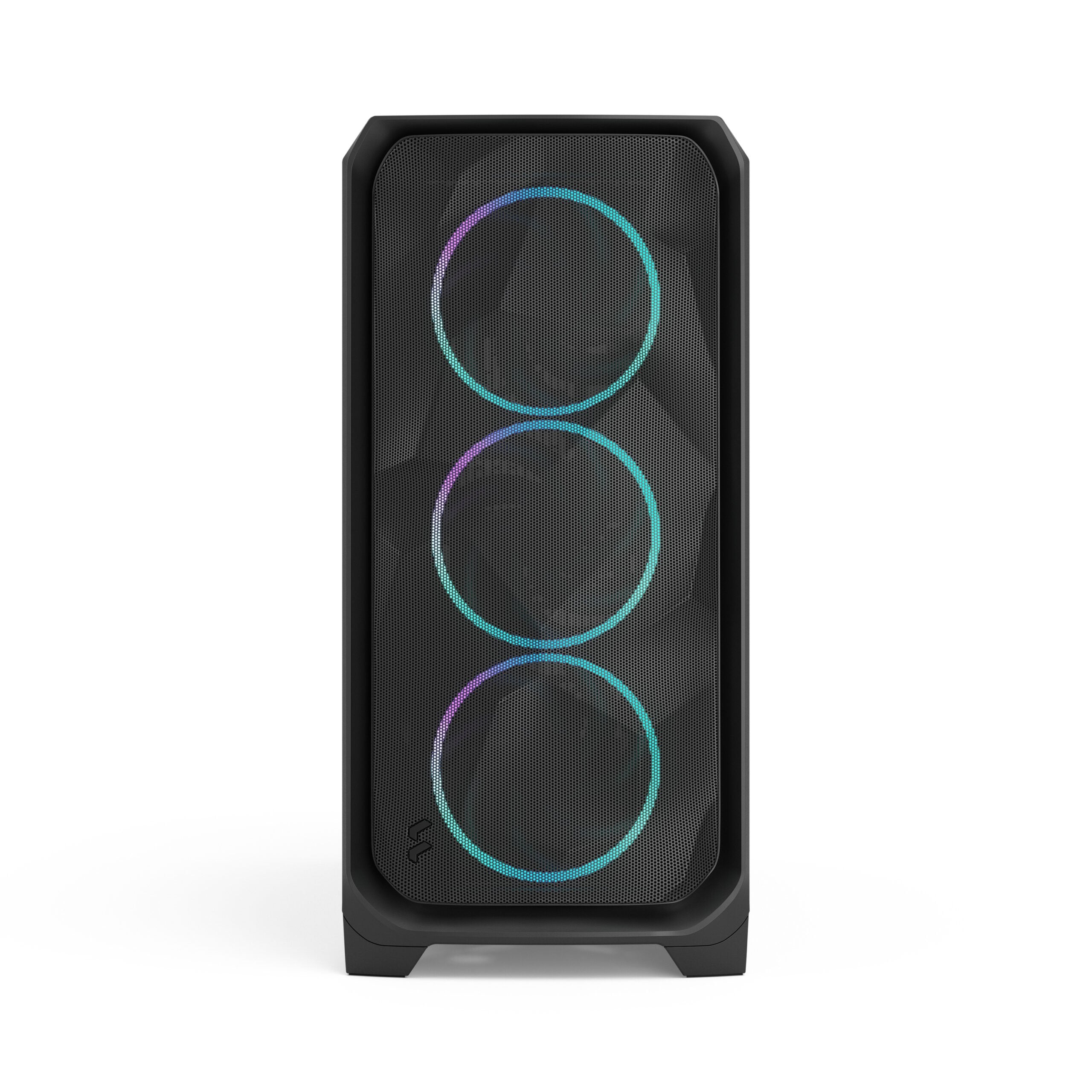 Fractal Design Meshify 3 XL Computer Case (Black RGB Tempered Glass Light Tint, White RGB Tempered Glass Clear Tint)