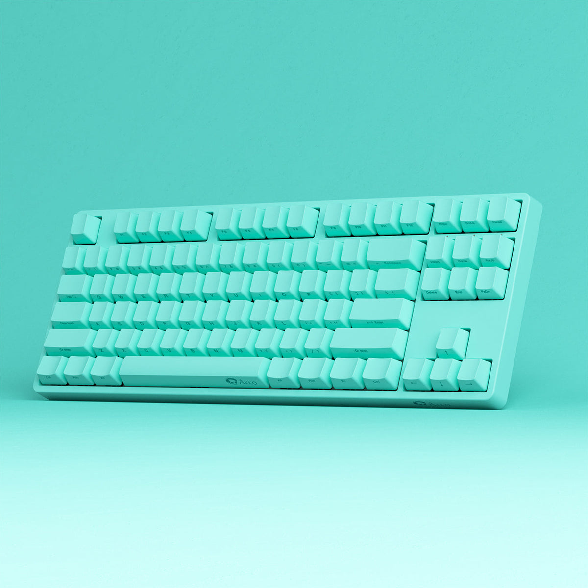 Akko Mint 5087S SP QMK Wired RGB Hot-Swappable Mechanical Keyboard (Akko V3 Cream Yellow Pro)