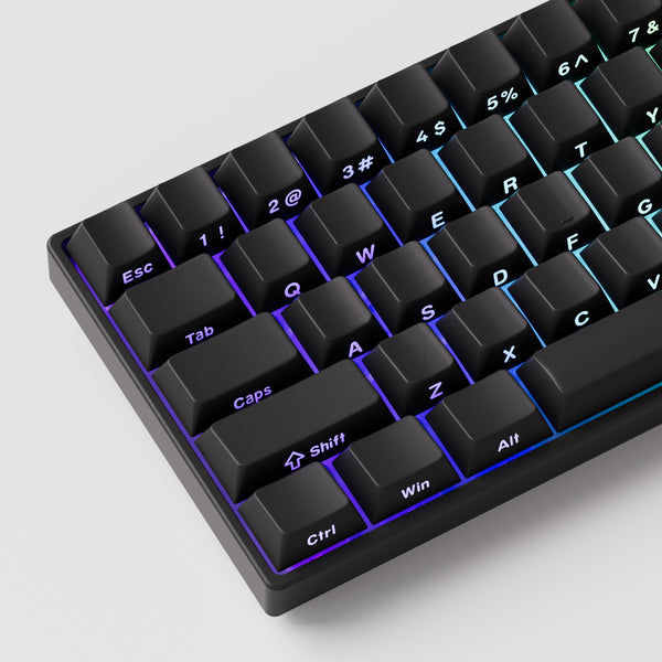 MonsGeek FUN60 Pro SP Shine-Through Black Wired RGB Mechanical Keyboard