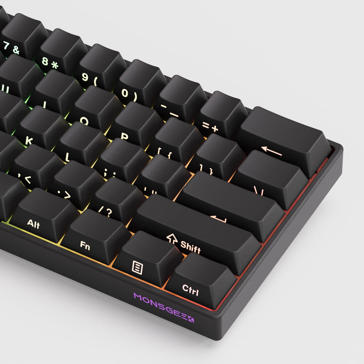 MonsGeek FUN60 Pro SP Shine-Through Black Multi-Mode RGB Mechanical Keyboard | DataBlitz