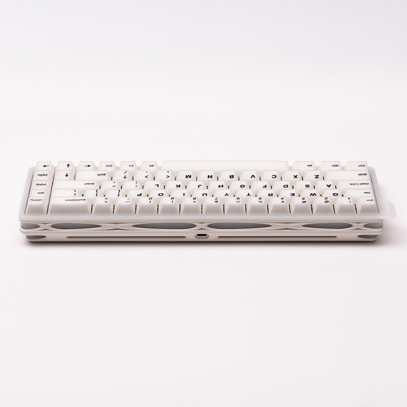 MonsGeek Verve 68 HE Wired RGB Magnetic Keyboard (Misty White) (Akko Flash Magnetic Switch)