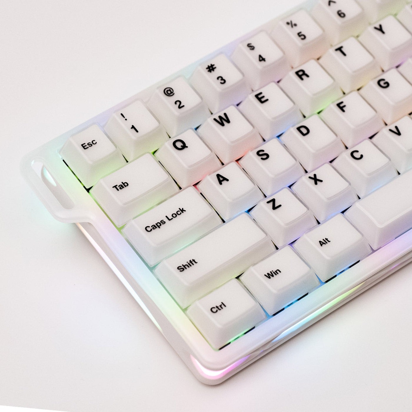 MonsGeek Verve 68 HE Wired RGB Magnetic Keyboard (Misty White) (Akko Flash Magnetic Switch)
