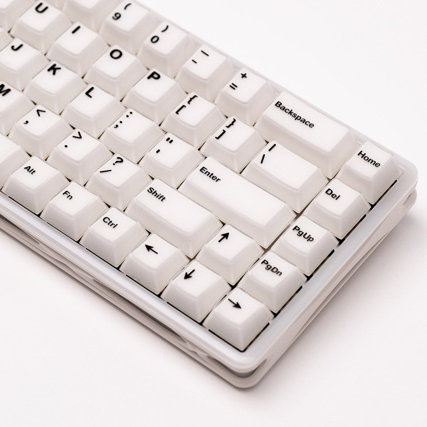 MonsGeek Verve 68 HE Wired RGB Magnetic Keyboard (Misty White) (Akko Flash Magnetic Switch)