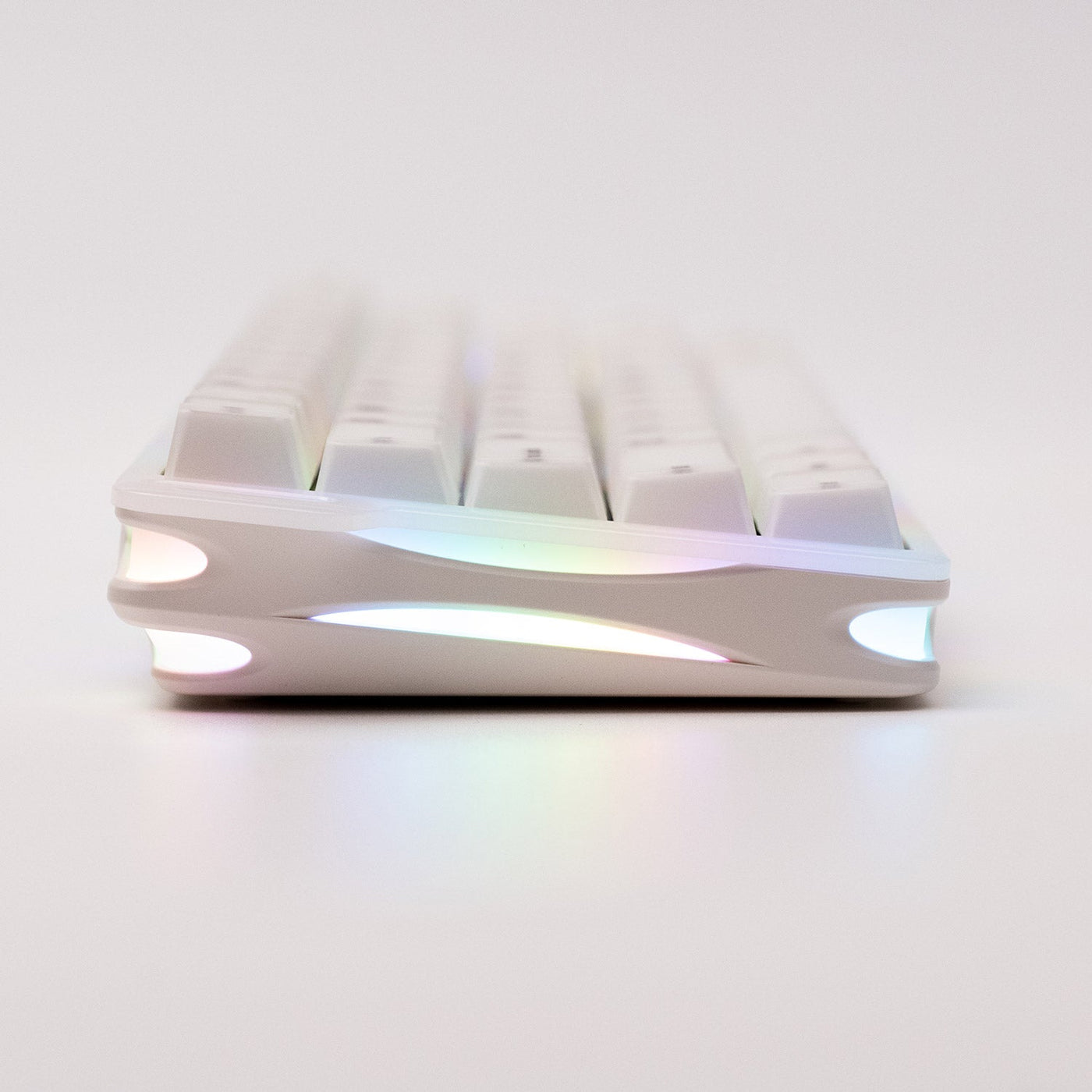 MonsGeek Verve 68 HE Wired RGB Magnetic Keyboard (Misty White) (Akko Flash Magnetic Switch)