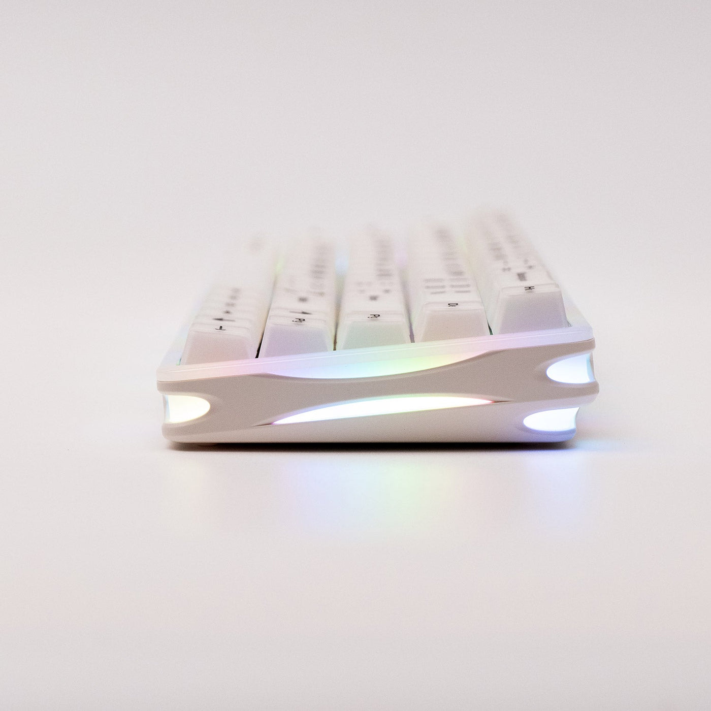 MonsGeek Verve 68 HE Wired RGB Magnetic Keyboard (Misty White) (Akko Flash Magnetic Switch)