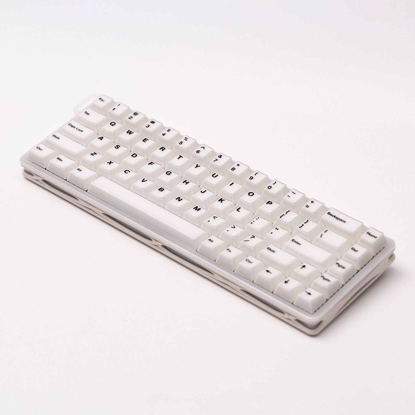 MonsGeek Verve 68 HE Wired RGB Magnetic Keyboard (Misty White) (Akko Flash Magnetic Switch)