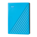 WD My Passport External Hard Drive USB 3.2 Gen1 6TB + WD Soft Pouch (Black, Blue, Red, White)