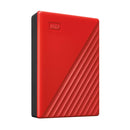WD My Passport External Hard Drive USB 3.2 Gen1 6TB + WD Soft Pouch (Black, Blue, Red, White)