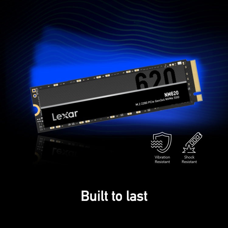 Lexar NM620 M.2 2280 3500MB/s Read PCIe Gen3x4 NVMe SSD