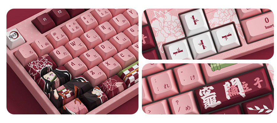 Akko Demon Slayer Nezuko 5108B Plus Multi-Modes RGB Hot-Swappable Mechanical Keyboard