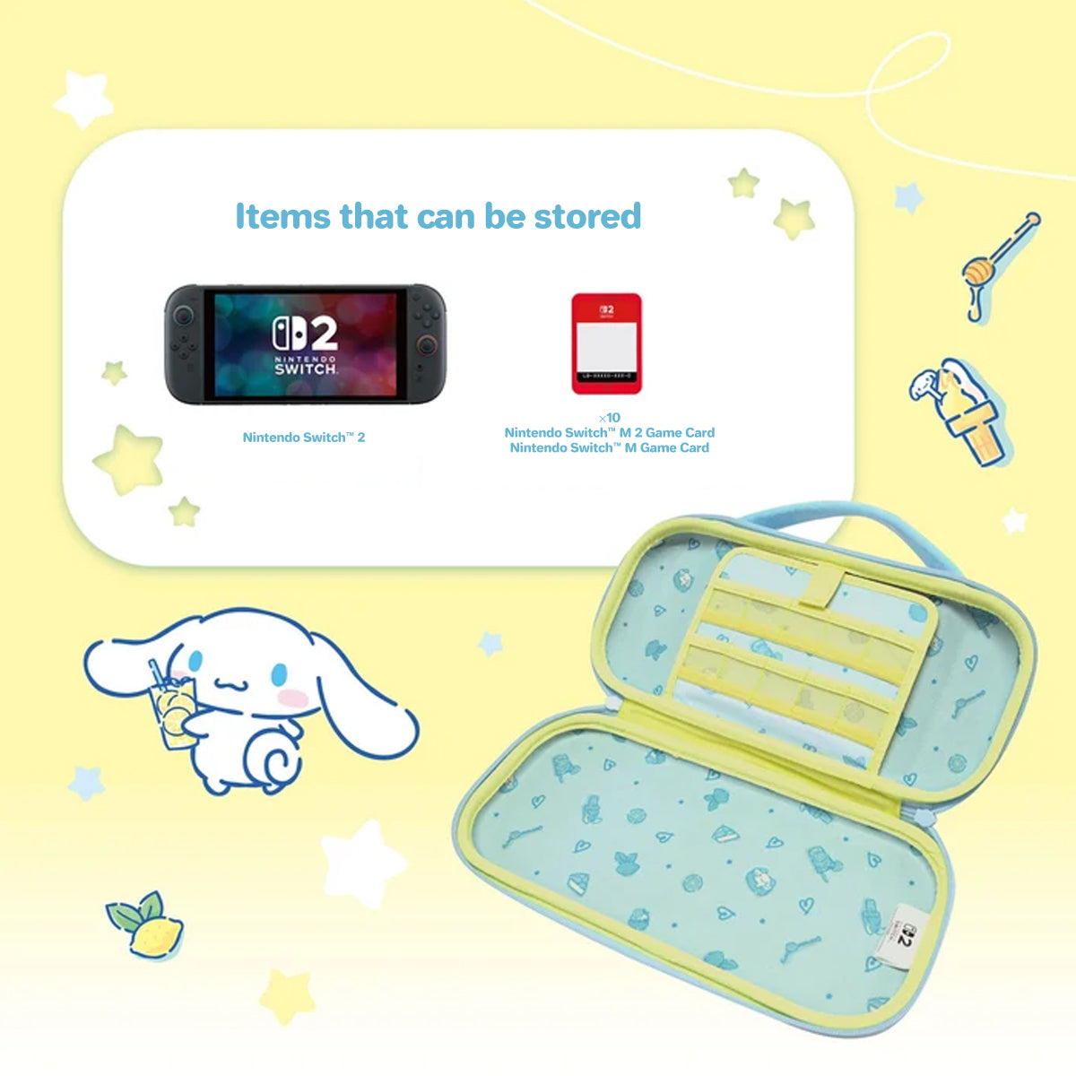 Hori 3D Hybrid Hard Pouch for Nintendo Switch 2 (Cinnamoroll) (NSX-236A)