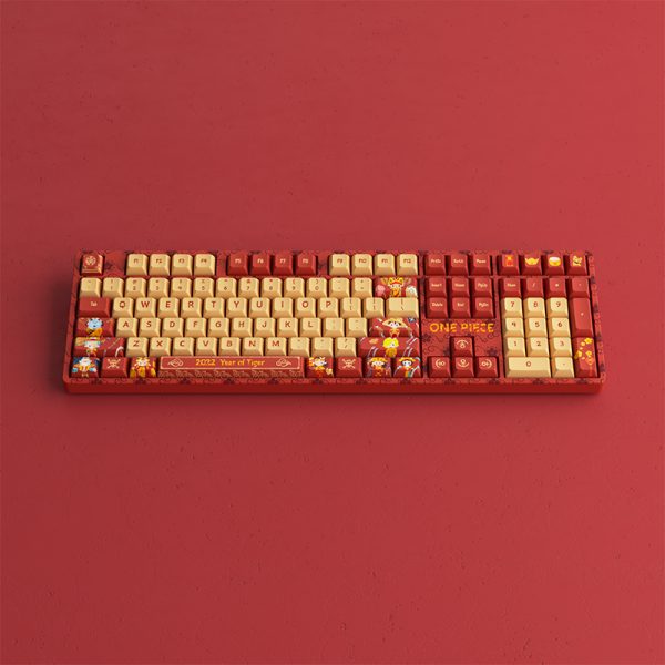 Akko One Piece Year Of The Tiger SP 5108S RGB Hot-Swappable Mechanical Keyboard (Akko CS Jelly Pink)